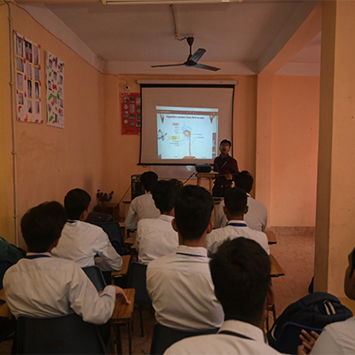 Students in classroom